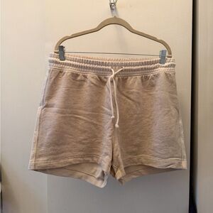 J.Crew Beige Two-Tone Sweatshorts